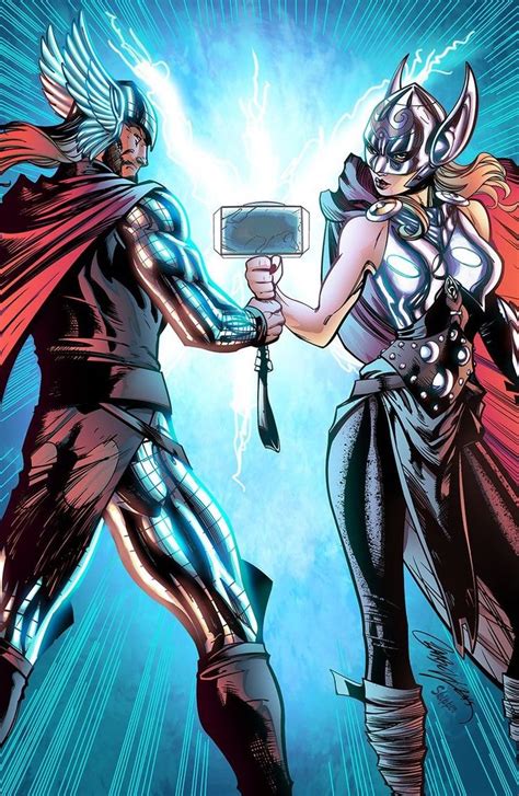 Odinson And Jane Foster Thors Thor Comic Marvel Thor Marvel Comics