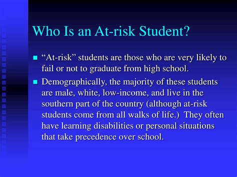 Ppt Teaching At Risk Students Powerpoint Presentation Free Download