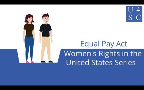 Equal Pay Act An Early Step Toward Reducing The Wage Gap Academy 4sc