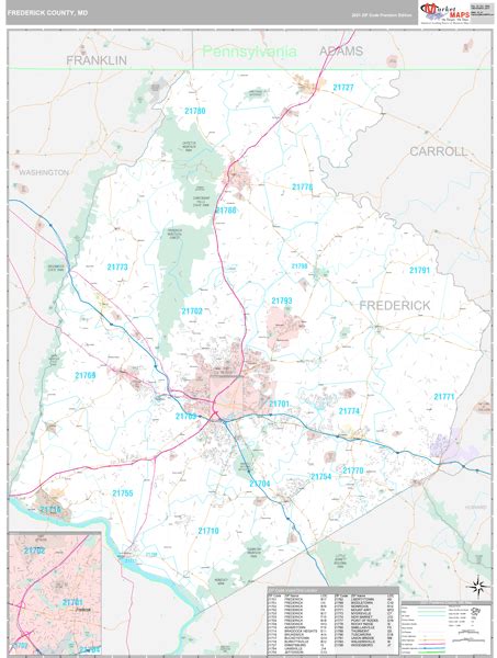 35 Frederick County Md Map Maps Database Source