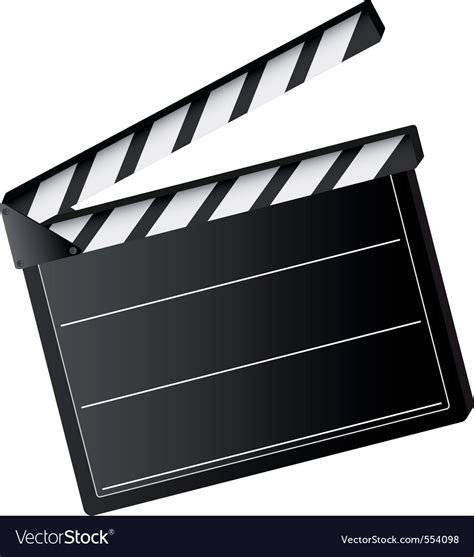 Movie Clapper Board Royalty Free Vector Image Vectorstock