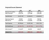 Pictures of Projected Income Statement Example