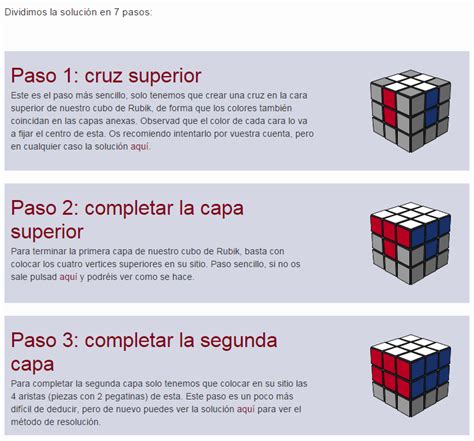 Solución Sencilla Del Cubo De Rubik Info Taringa