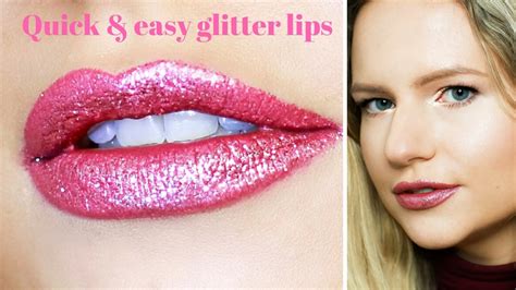How To Glitter Lips Zydrezi Youtube