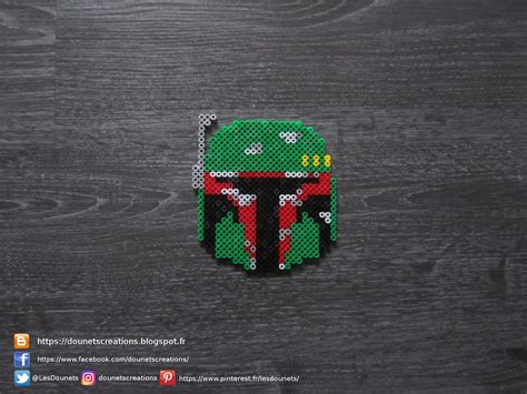 Star Wars Boba Fett Perles Hama Star Wars Boba Fett Perler Beads En 2023 Artisanat Geek