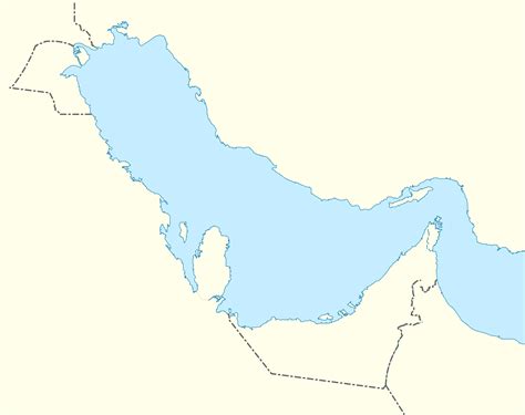 Fileblank Map Of Persian Gulfsvg Clipart Best Clipart Best
