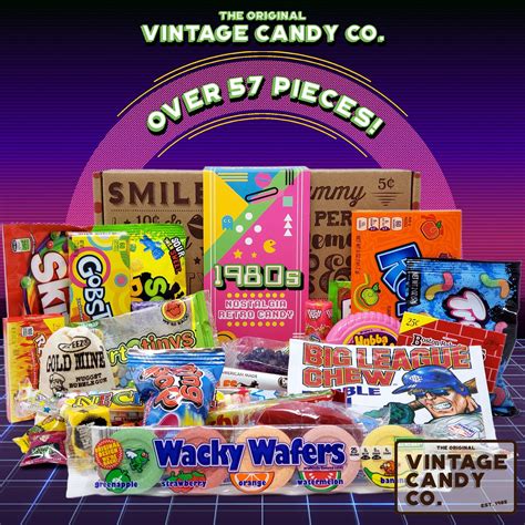Vintage Candy Co 1980s Retro Candy T Box 80s Nostalgia Candies