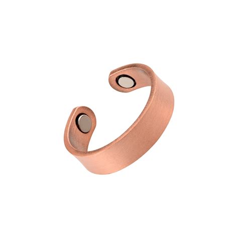 2 Copper Adjustable Magnetic Therapy Rings Band