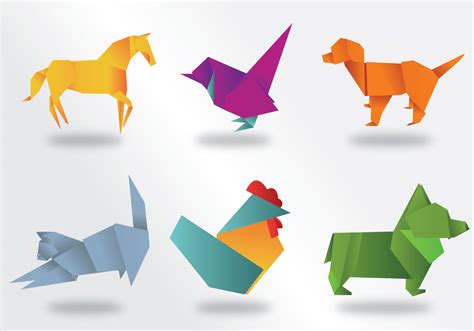Origami Animal Vector Pack 213870 Vector Art At Vecteezy