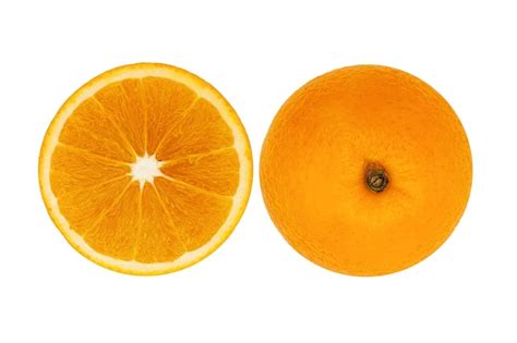 Premium Photo Sliced And Whole Oranges Isolated On White Background