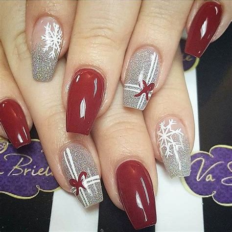 2020 Gel Nails For Christmas Winter Nail Designs Writing On The Snow Nail Art Tutorial