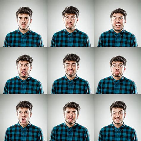 260 Facial Expression Actor Human Face Multiple Image Stock Photos