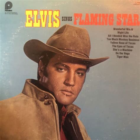 Elvis Presley Sings Flaming Star Vinyl Lp Album Cas 2304 Camden Stereo