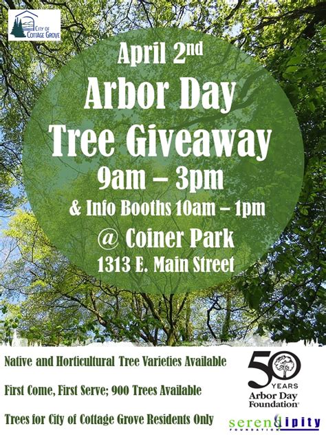 Arbor Day Tree Giveaway Coast Fork Willamette Watershed Council