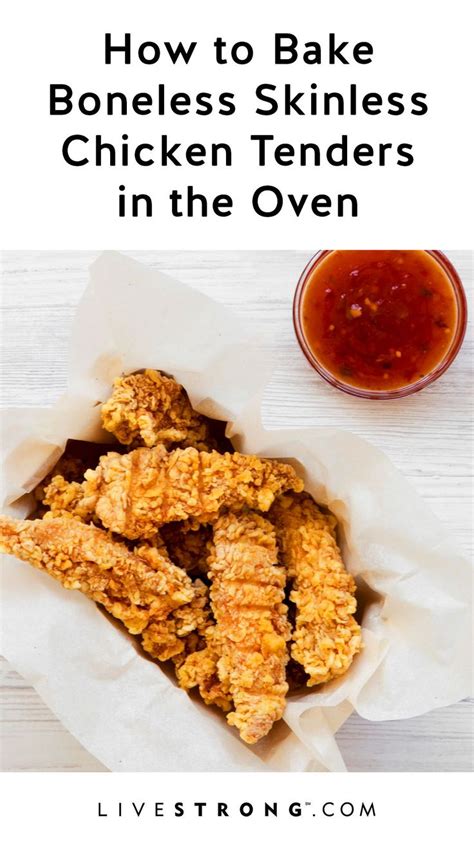 How To Bake Tasty Chicken Tenders In The Oven Chicken Tenders Skinless Chicken Recipe