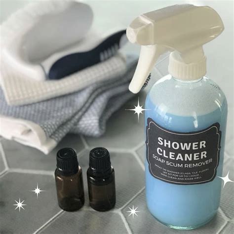 Homemade Shower Cleaner One Essential Community