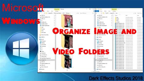 Microsoft Windows 10 Organizing Image And Video Folders Youtube
