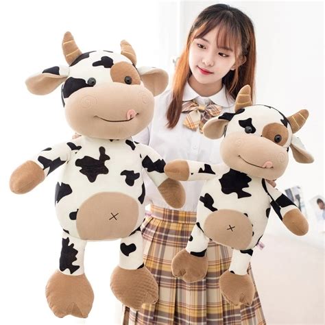 Stuffed Animal For Baby Cow Stuffed Plush Toy Cattle Soft Etsy