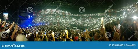 A Crowded Arena And Concert Scene Editorial Image Image Of People