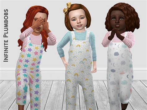 Toddler Cute Dungarees By Infiniteplumbobs At Tsr Sims 4 Updates