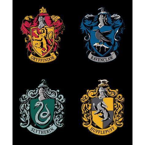 Wizarding World Harry Potter House Crests Panel Camelot Design