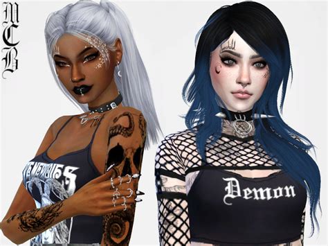Moonchild Face Tattoo By Maruchanbe At Tsr Sims 4 Updates