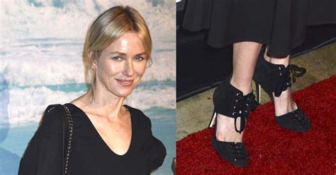 Naomi Watts Celebrates Australia Day In Lace Up Sandals