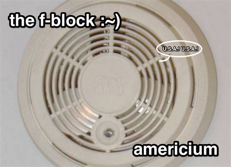 However, there is a hardwired smoke detector nearby. The F-Block: Americium » Scienceline