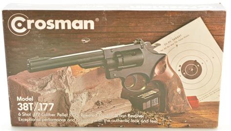 Crossman Model 38t Target 3rd Variant 177 Co2 Pistol Original Box