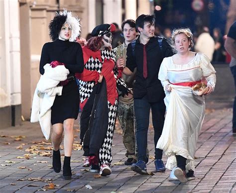 Halloween 2017 Newcastle Revellers In Drunken Mayhem In Monstrous