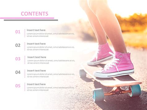 skateboarding  powerpoint template