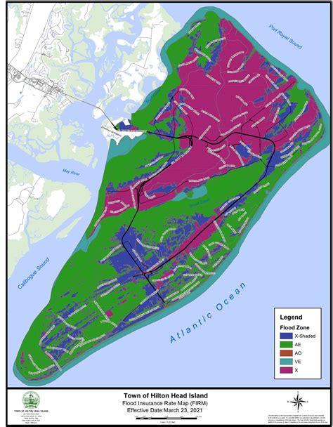 Hilton Head Island 2021 Flood Zone Insurance Rate Maps