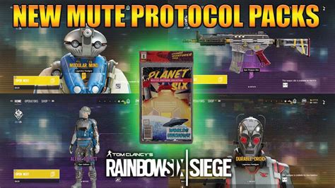 All Mute Protocol Packs Opening Rainbow Six Siege Youtube