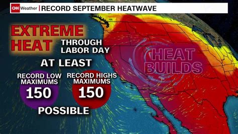 Weather Forecast Labor Day Weekend To Bring Record Heat Out West Cnn Video