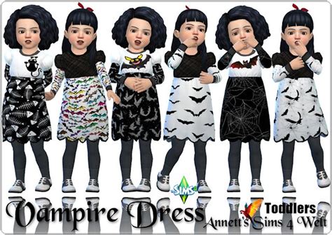 Sims 4 Cc Toddler Halloween Dresses By Annett85 Toddlerhalloween