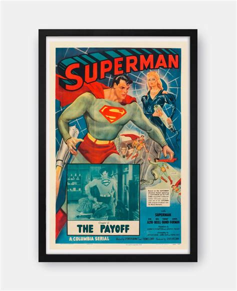 Vintage Superman Poster