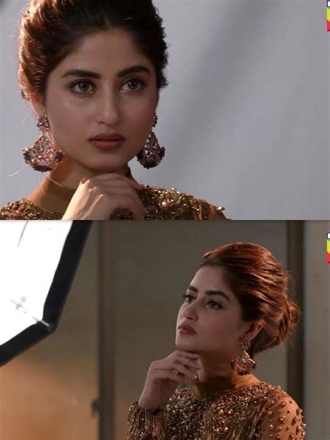 Pin By Hoorain Noor On Sajal Ali♥️ Messy Bun Hairstyles Pakistani