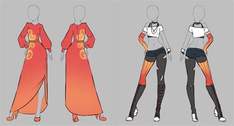 December Commissions 1 3 By Rika Dono On Deviantart Art Clothes