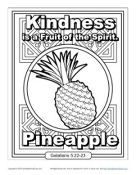 Notice it is fruit of the spirit, not fruits. Fruit of the Spirit for Kids | Kindness Coloring Page