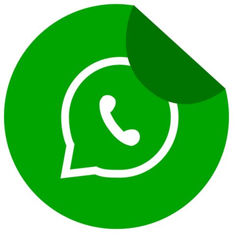 Icono Whatsapp Verde Redes Sociales Pegatinas En Social Networks