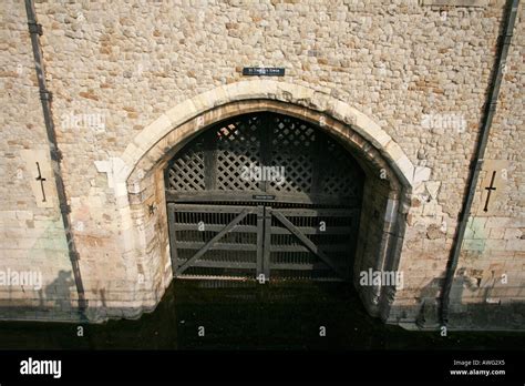 Closeup Of The Traitors Gate Entrance To The World Famous Tourist