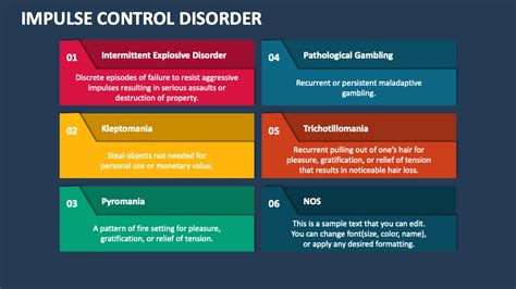 impulse control disorder powerpoint presentation slides ppt template