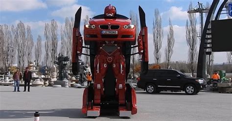 Robot In Disguise Someone Made A Real Life Transformers Car Huffpost