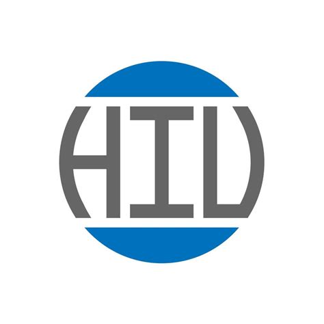 Hiu Letter Logo Design On White Background Hiu Creative Initials