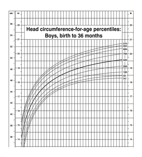 Baby Head Size Chart