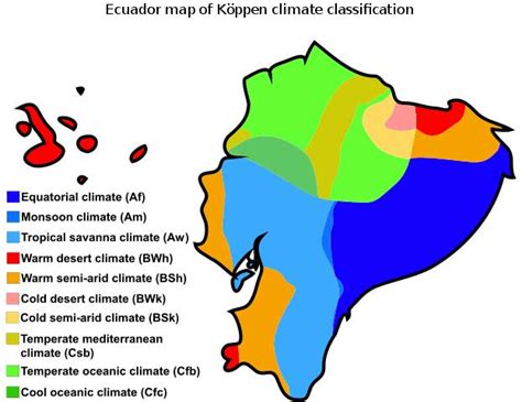 Climate And Weather Of Ecuador Temperature Information Planetandes