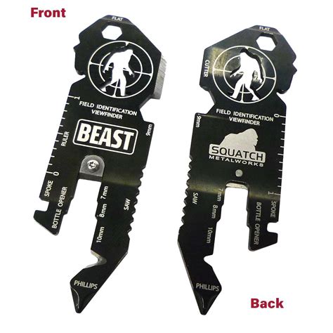 Beast Multi Tool Bigfoot Expedition And Survival Tool By Squatch Metalworks