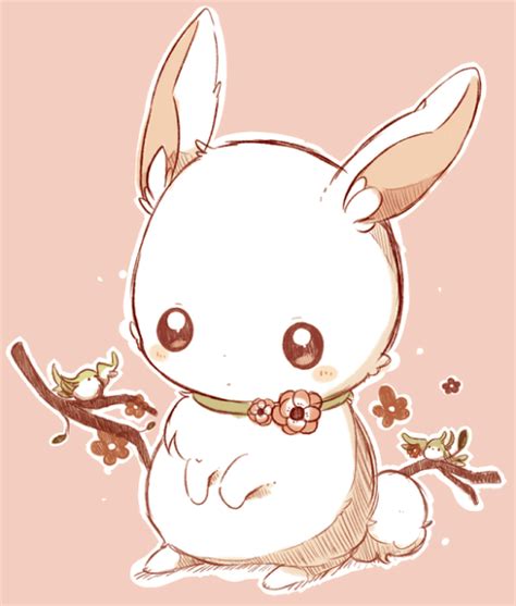 Most Adorable Bunny Xd Иллюстрации Каваи Животные