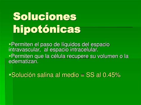 PPT - Soluciones hipotónicas PowerPoint Presentation, free download ...