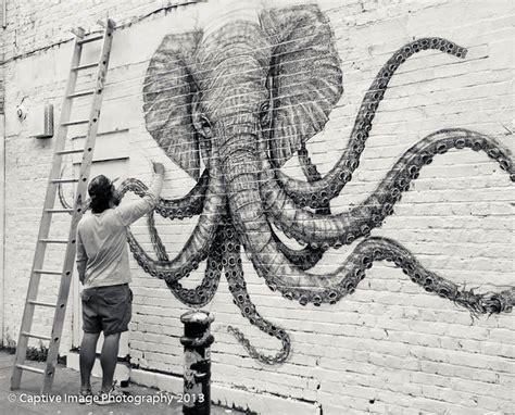 Elephant Octopus Alexis Diaz Popped Down To Brick Lane Flickr